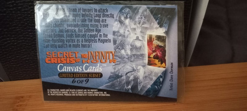 AMALGAM 1996 Fleer Canvas Card Magneto #6 of #9 - Mint/NM !! SALE!! Carousel 2