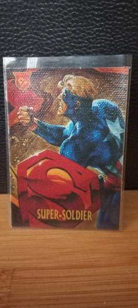 AMALGAM 1996 Fleer Canvas Card Super Soldier #9 of #9 - Mint/NM !!SALE!! Carousel 1