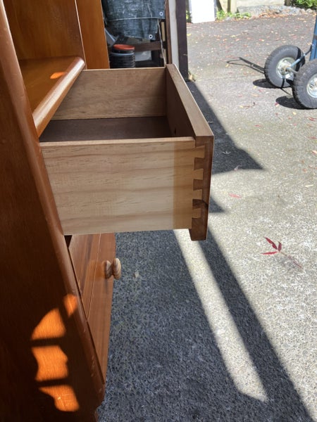 Solid Rimu 3 Drawer Student Desk Carousel 8