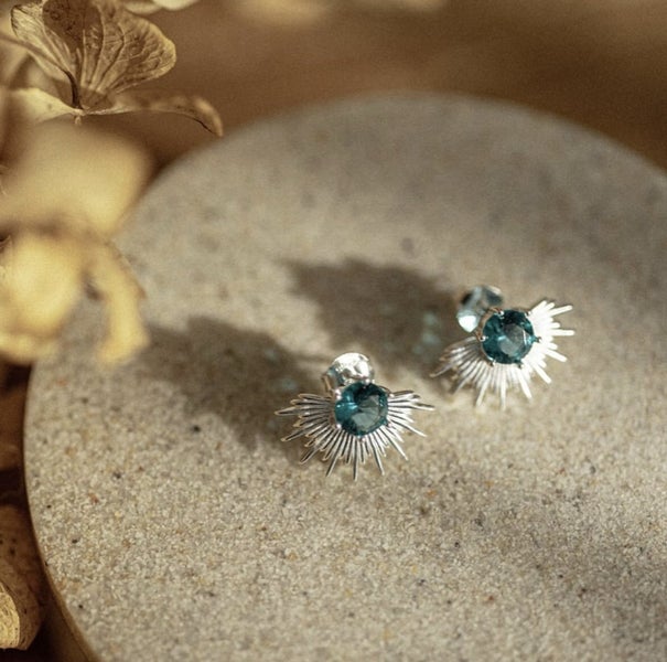 Silver linings collective earrings Carousel 1