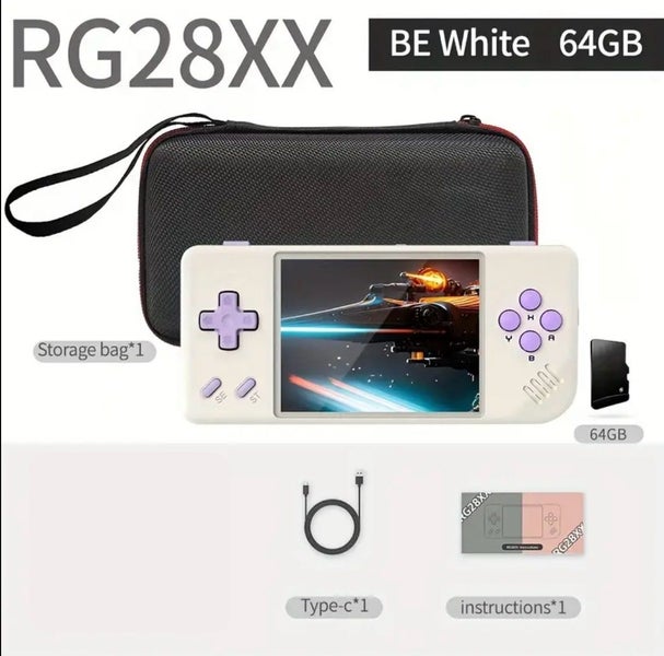 ANBERNIC RG28XX Handheld Game Retro Console 2.83-inch 640*480 IPS Linux 64G Carousel 1