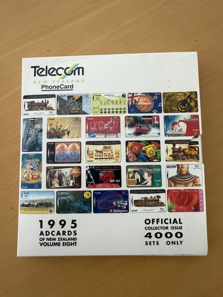 Telecom phonecard 1995 Adcards of New Zealand Volume Eight Carousel 1