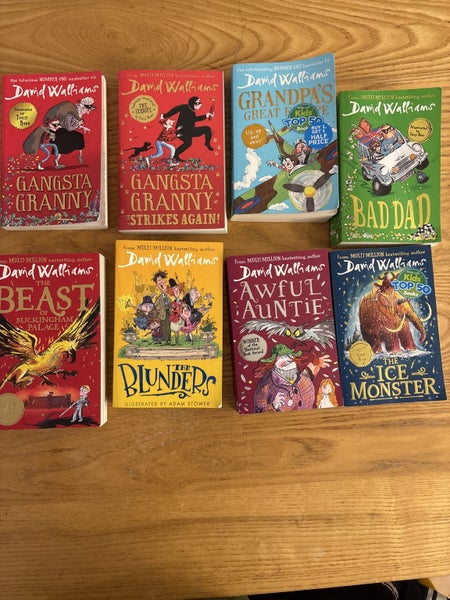 David Walliams books x8 Carousel 1