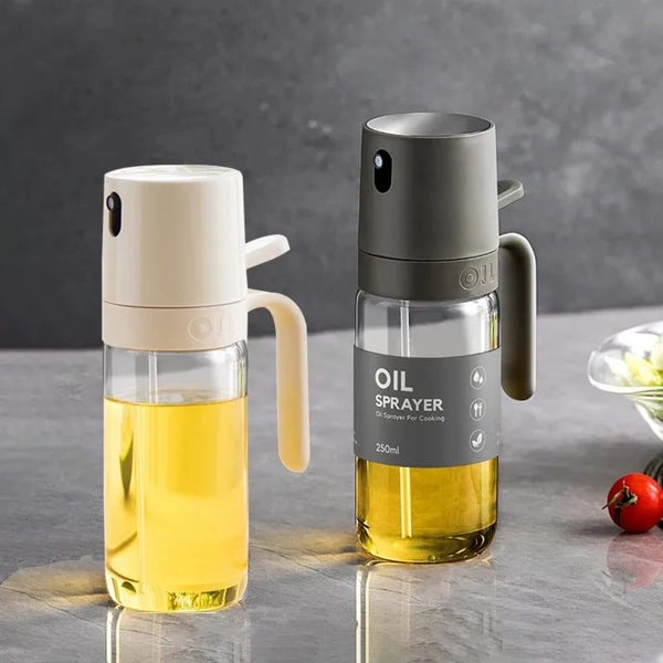 Oil Spray Bottle Glass Cooking Dispenser Carousel 2