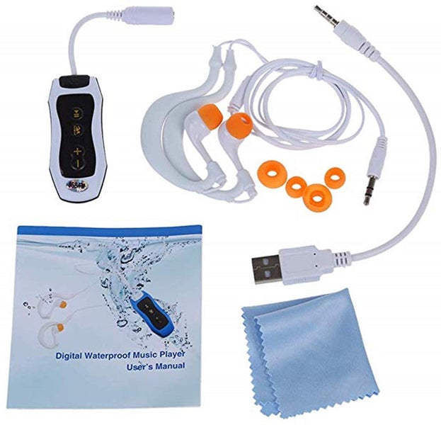 Waterproof MP3 Music Player - 4GB White Carousel 2