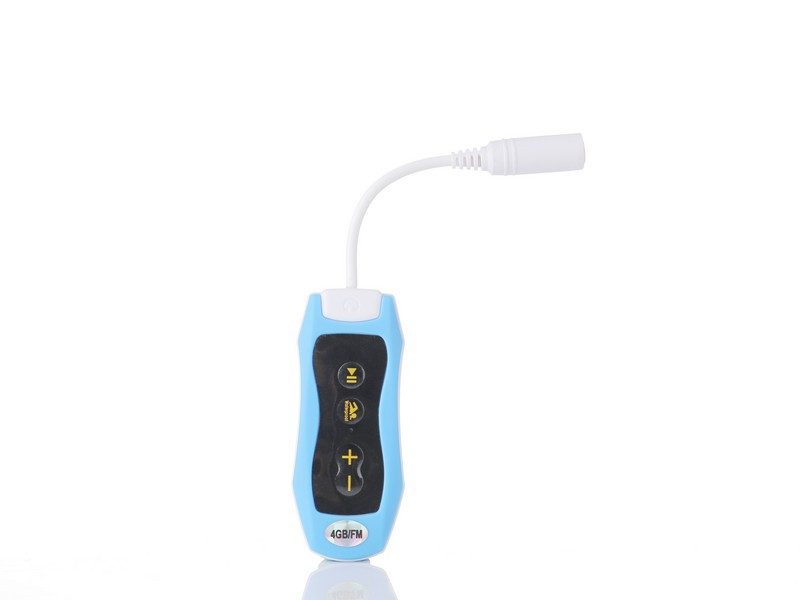 Waterproof MP3 Music Player - 4GB Blue Carousel 1