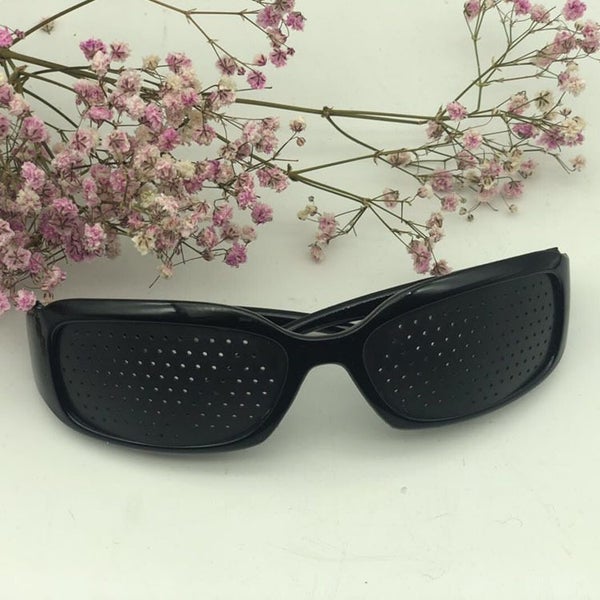 Pin Hole Glasses Mesh Goggles Unisex Vision Care Carousel 2