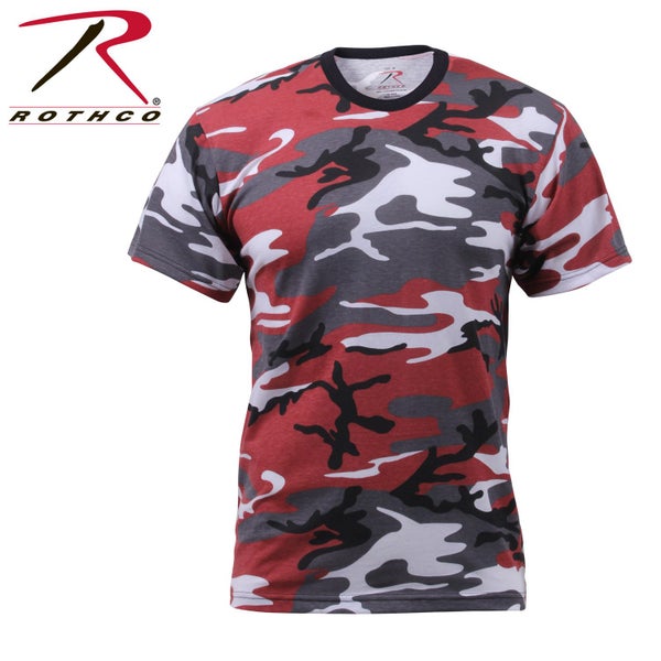 Rothco T-Shirt Red Camo - XL Carousel 1
