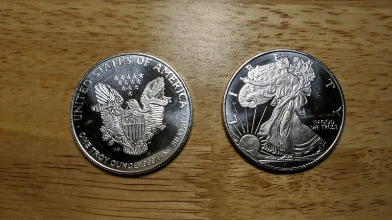 $1 Reserve .999 Silver Round 1 Oz / Troy Ounce / 1oz / Bullion (Eagle Design) Carousel 2