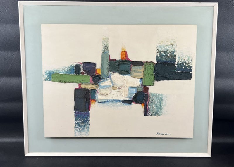 Original Vintage Michael Doyle Abstract Art Piece - Lot RZ 29 Carousel 1