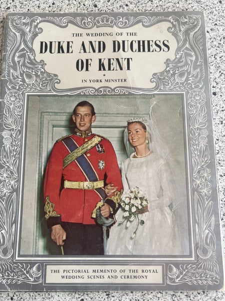Wedding of the Duke and Duchess Of Kent Booklet Carousel 1