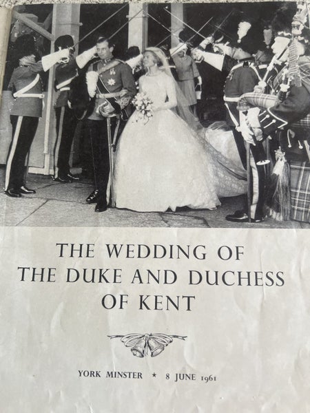 Wedding of the Duke and Duchess Of Kent Booklet Carousel 3