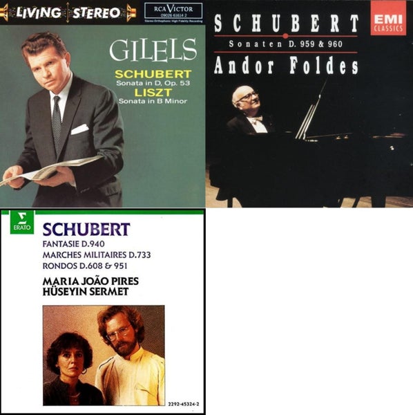 SCHUBERT: Sonatas/ Duets// LISZT: Sonata - Gilels/ Foldes/ Pires/ Sermet [3 CDs] Carousel 1