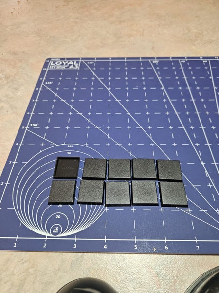 25mm Square base - x10 Pack Carousel 1