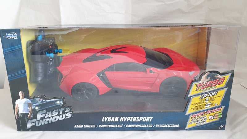 JADA FAST AND FURIOUS LYKAN HYPERSPORT 1:16 SCALE RADIO CONTROL CAR MIB Carousel 1