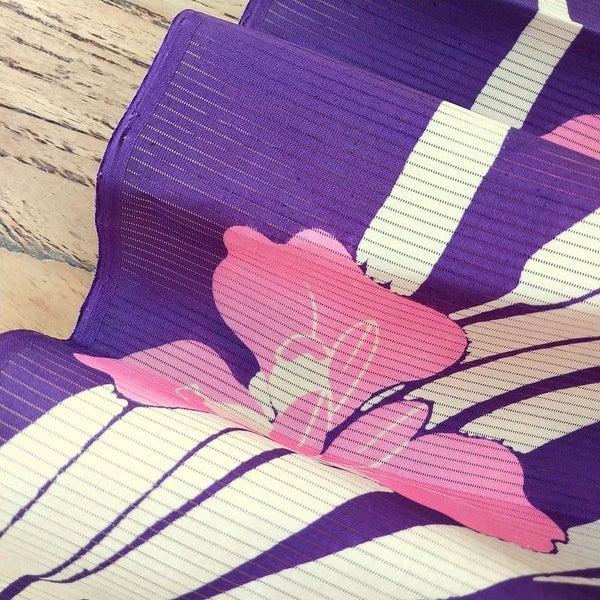 Vintage Japanese Kimono silk fabric Carousel 2