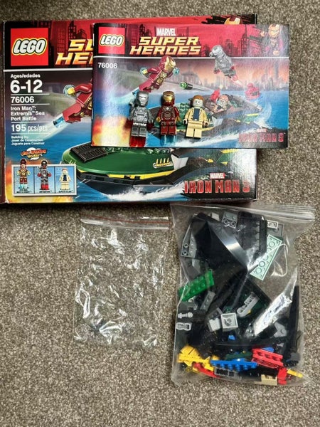 Lego 76006 Superheroes ~ Iron Man: Extremis Sea Port Battle *Completed* Carousel 2