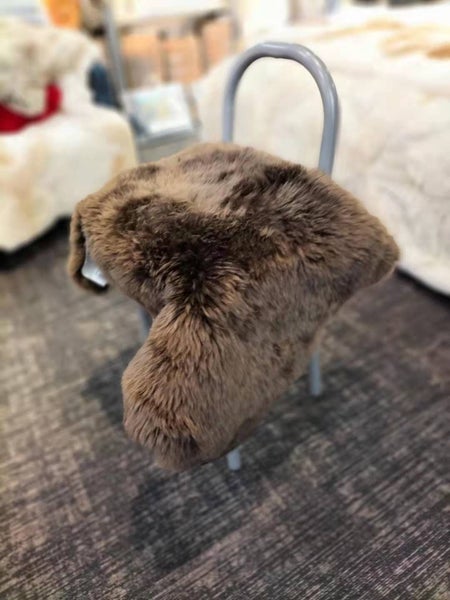 New Zealand Classic Sheepskin Rug - Single Rug Dark brown Color Carousel 1