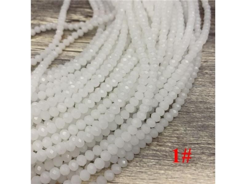 2x3mm 3x4mm 4x6mm Crystal Rondel Beads Faceted Glass Beads For Jewelry DIY Carousel 1