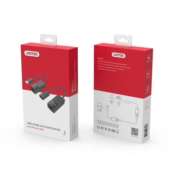 Unitek Y-UE01001 USB1.1 Extension Over RJ45 (up to 60M) Carousel 9