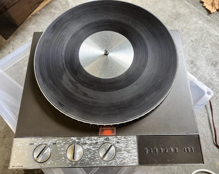 GARRARD 401 Turntable VINTAGE a cult Classic !!!! Carousel 1