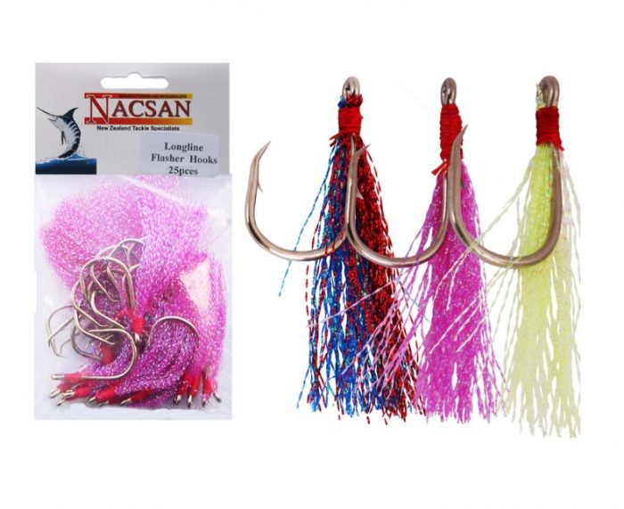 Longline Flasher Hooks, 18R, Qty: 25 Carousel 1