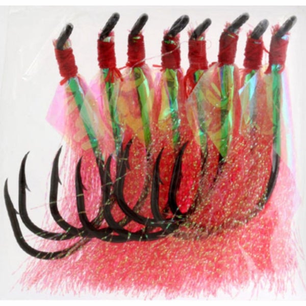 Flasher Hooks, Octopus Beak 6/0's, Qty: 5 Carousel 2