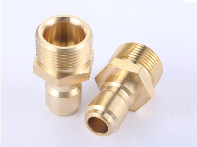 Pressure Hose Fitting Adapter M22(14mm) Male to 3/8" QC Male Plug Carousel 1