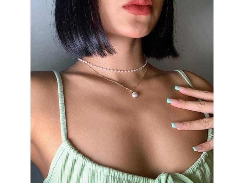 17KM Fashion Multi-layered Snake Chain Necklace For Women Vintage Gold Color Carousel 1