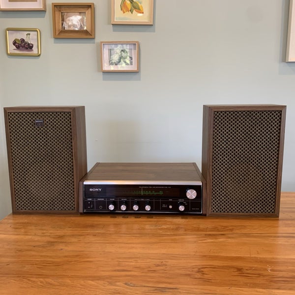 Too Cute! Stunning Sony STR-110 Amp & Speakers; Working Great! Carousel 2