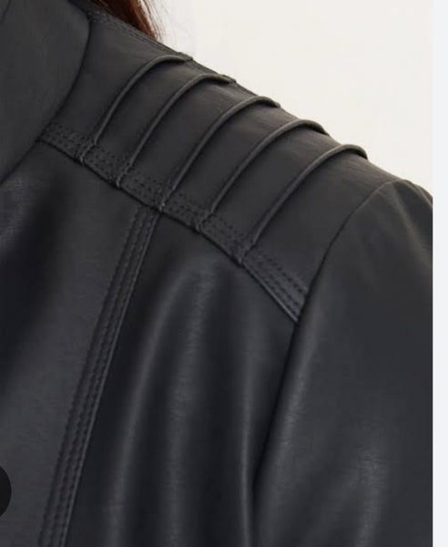 AUTOGRAPH FAUX LEATHER JACKET62863243872258111