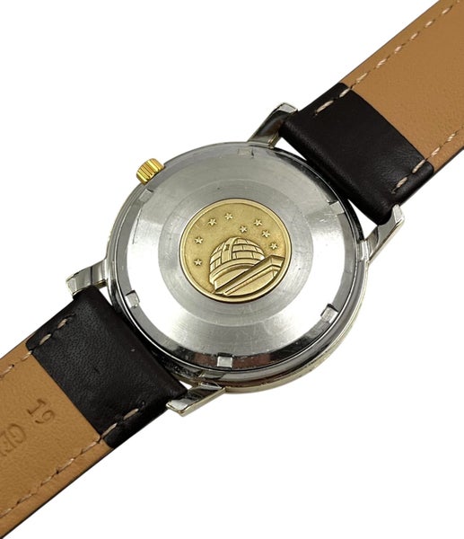 Omega 1968 Constellation 14ct Gold Cap Automatic Mens Wristwatch 168.010 Cal 564 Carousel 7