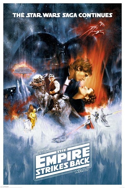 Star Wars ~ The Empire Strikes Back ~ Large Maxi Poster Carousel 1