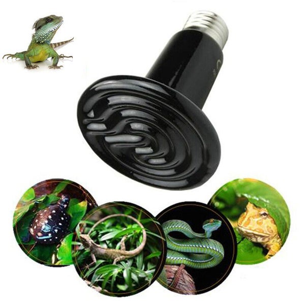 25-200W Ceramic Infrared Light Heat Emitter Lamp Reptile Brooder Incubator Carousel 12