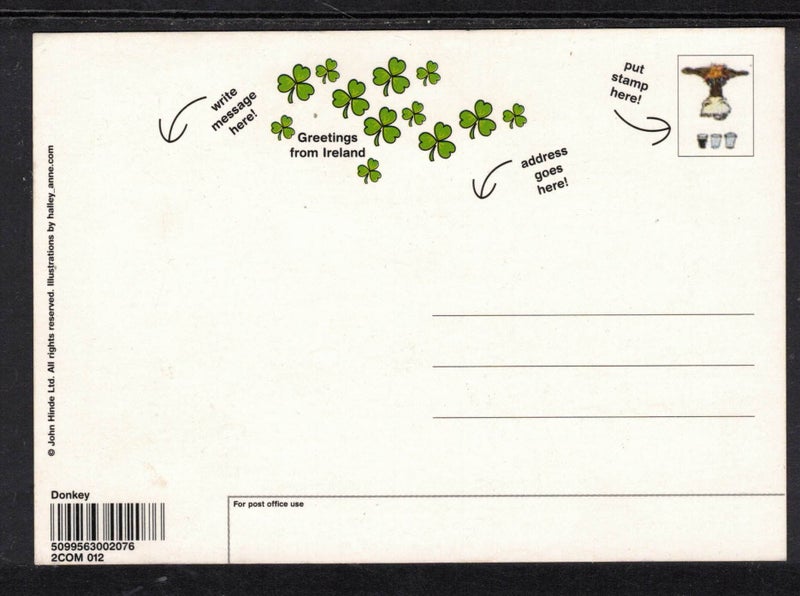 (z) Pog mo Thoin Ireland Postcard unused Carousel 2