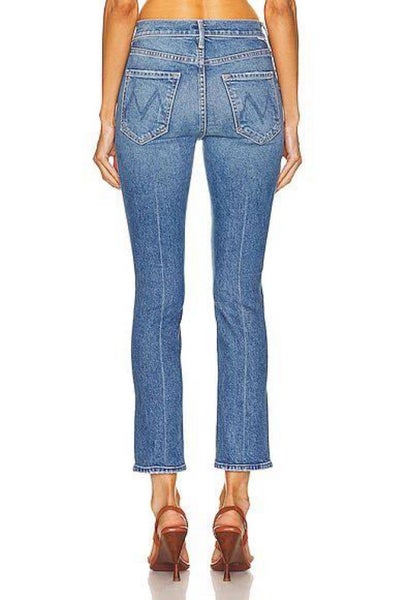 MOTHER Denim Mid Rise Dazzler Ankle Jeans 3263039329127682111