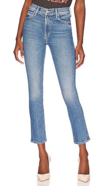 MOTHER Denim Mid Rise Dazzler Ankle Jeans 3263039329127682113