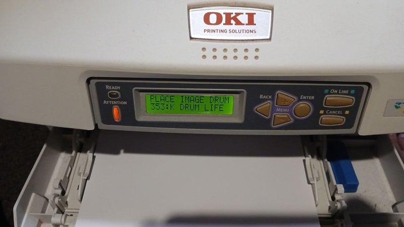 OKI Color Laser Printer C5650 + Toner (For Parts or Repair) Carousel 8