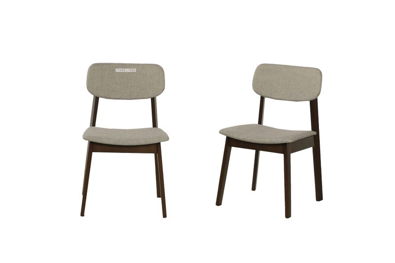 MICKELSON Dining Chair (Light Grey) - 2 Chairs Carousel 1