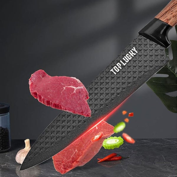 6-Piece Super Sharp Knife Set with Universal Knife Block Carousel 5