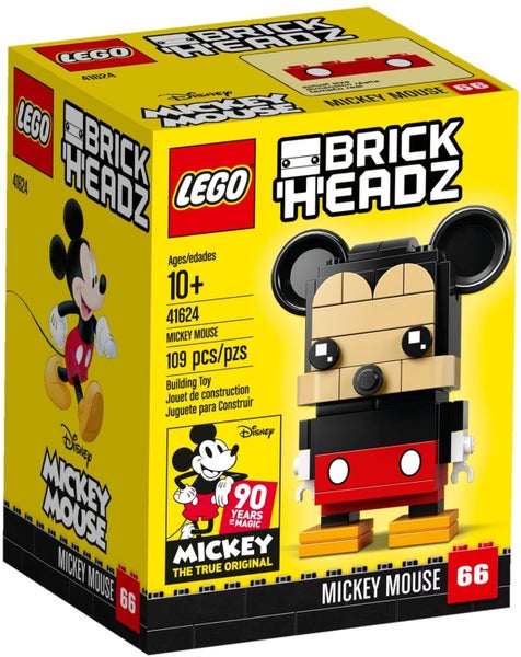 Brand New LEGO BrickHeadz Disney 41624 Mickey Mouse 66 & 416256 Minnie Mouse 67 Carousel 2