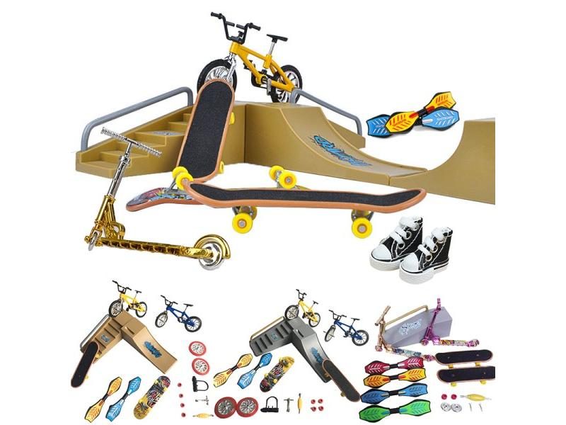 Two Wheel Finger Scooter Fingerboard Set For Kids' Gifts Carousel 2