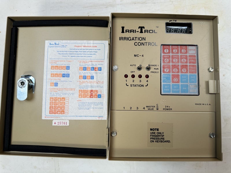 Irri-trol electronic irrigation controller Carousel 1