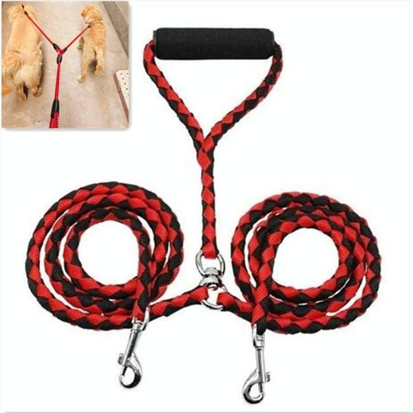 Anti Winding Double Dog Leash 1.4M Carousel 2