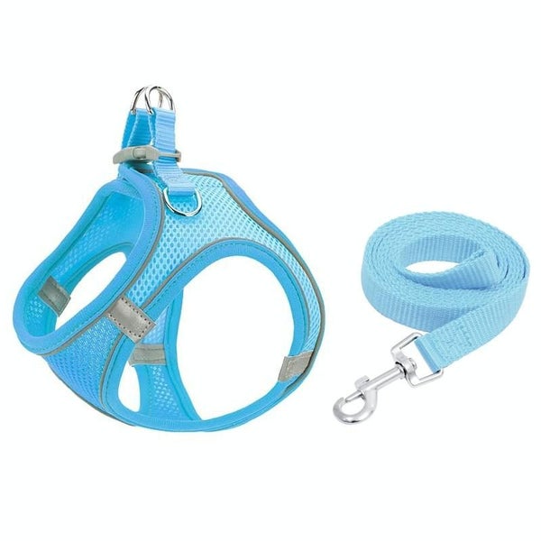 Breathable Reflective Pet Vest With Traction Rope Xs Carousel 1