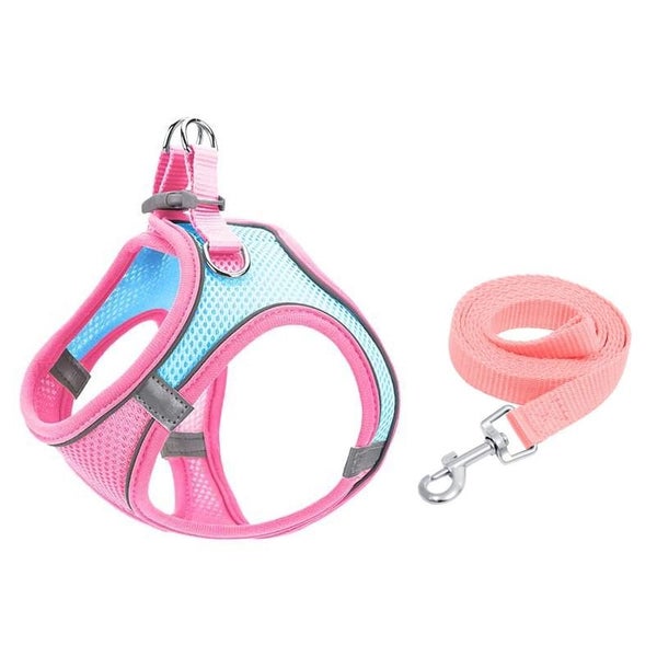 Breathable Reflective Pet Chest Strap With Traction Rope Carousel 12