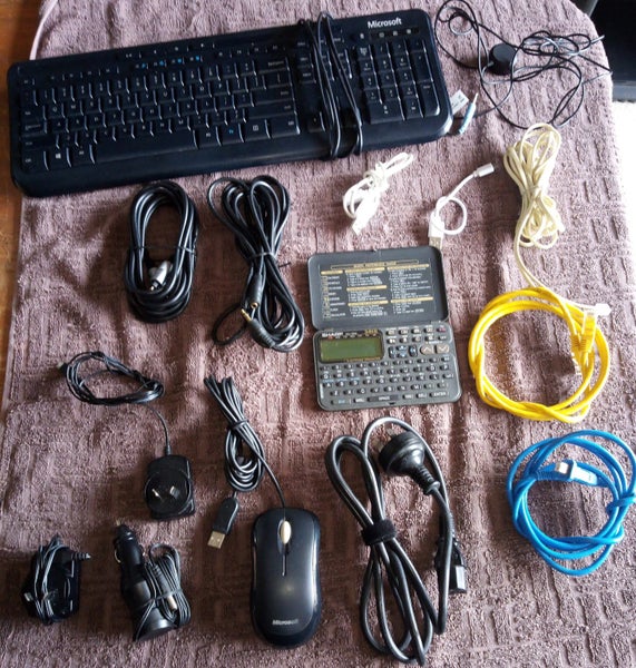 Electrical bits a bobs - Modem, Keyboard, mouse, Modem cables, etc Carousel 1