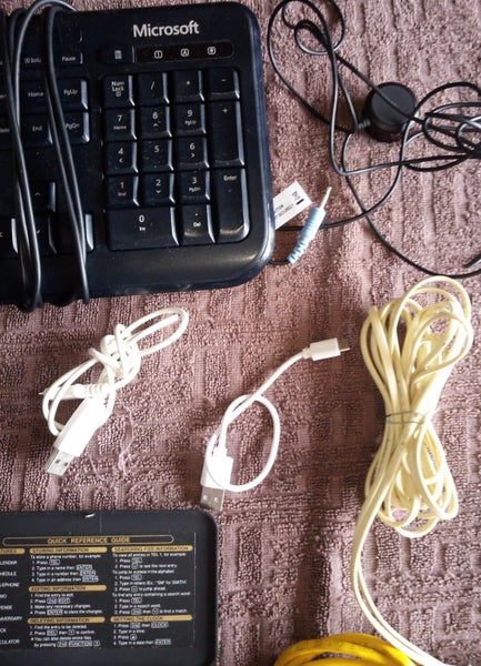 Electrical bits a bobs - Modem, Keyboard, mouse, Modem cables, etc Carousel 2