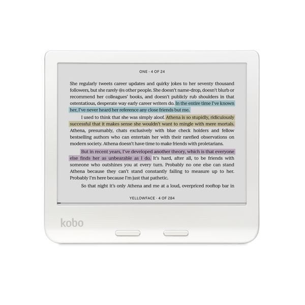 Kobo Libra Colour White 7" E Ink Colour Display Stylus 2 Compatibility & Wate... Carousel 1