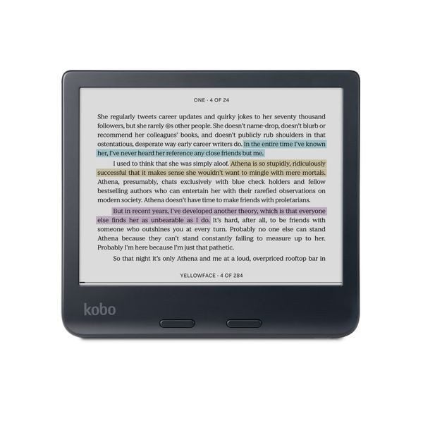 Kobo Libra Colour Black 7" E Ink Colour Display Stylus 2 Compatibility & Wate... Carousel 3
